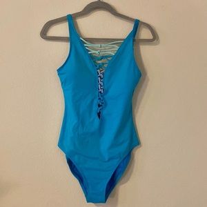 Bleu Rod Beatty Ombré Knotted One Piece
